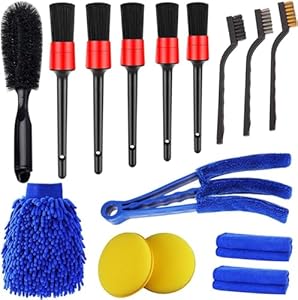 Car Wash Set 15 in 1 Car Detailing Brush Set