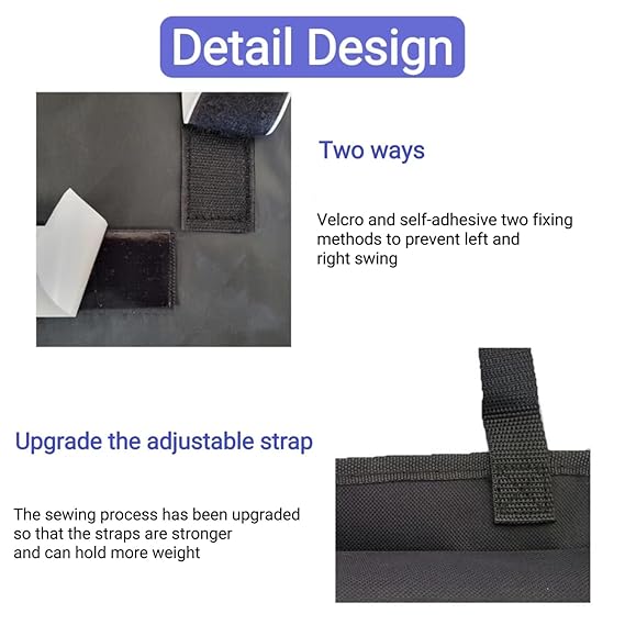 Car Trunk Organizer, Backseat Hanging Organizer With 8 Large Storage Pockets, For Car, Suv, Truck, Van, Space Saving Expert, Automobiles, Black