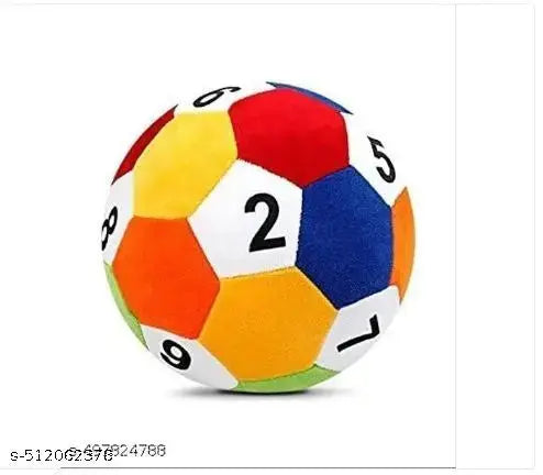 Toy Shop football for kids gifts and birthday play Daily washable with 100% safe product - 27 cm (Multicolor) - 27 cm  (Multicolor)